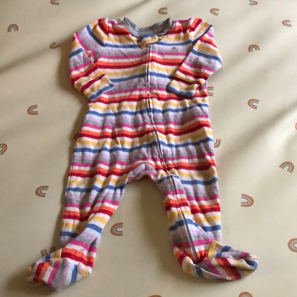 Stripe sleep and play 6-9M